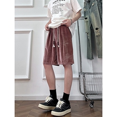 A178男女同款冰丝速干短裤休闲夏季外穿宽松休闲裤DK161-P28，男装休闲裤，电商A178