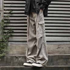 903-AK08-特P60【S-3XL】美拉德复古卡其沙色工装裤!现货！1，男装休闲裤，星座903