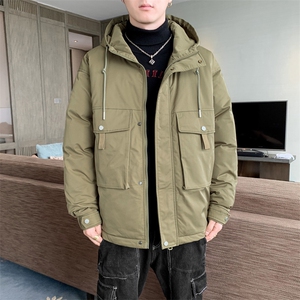 冬季工装棉衣男棉袄外套ins情侣款面包棉服M0719-P110图片