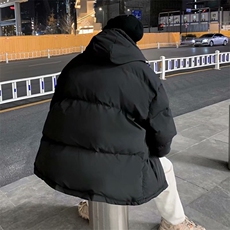 男士棉衣冬季ins韩版棉袄加厚棉服连帽外套男宽松面包服MY926-P98，男装棉衣，星座1008