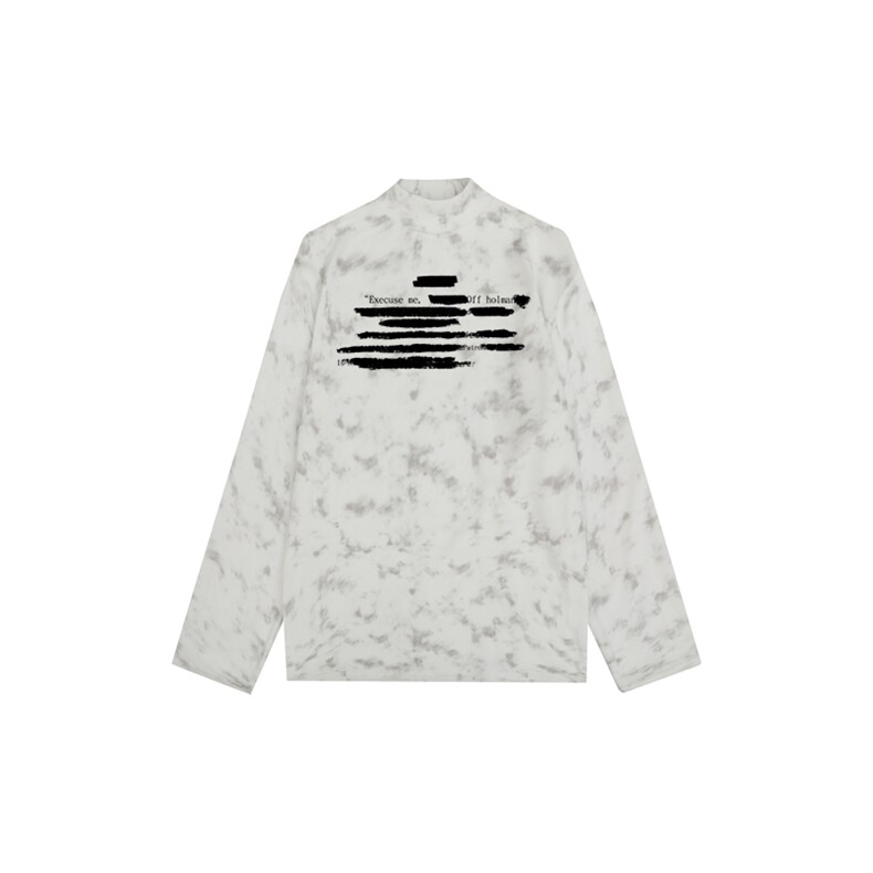 260克重磅扎染德绒半高领打底衫【有货】HD019-DR25317RB-P25图片