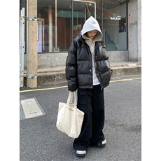 8XL-M高品质！！特大码羽绒服假两件皮棉袄连帽羽绒服YRFC02P190，男装羽绒服，电商D206-1