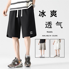 短裤男士夏季薄款外穿速干宽松休闲五分裤子贴标舒适XD2313特批35，男装休闲裤，星座718