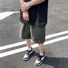 夏季许光汉同款百搭休闲宽松速干防水户外工装美式潮牌四分短裤男，男装牛仔裤，星座506A