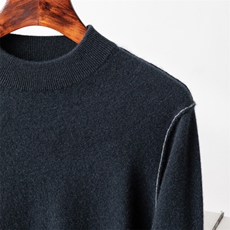 2025年秋季新款百搭女士小山羊绒重工半高领羊绒衫，男装羊绒套衫，台绒羊绒