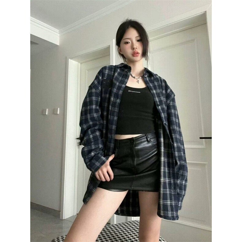日系港风ins宽松衬杉夏季潮流百搭休闲外套-CS301-网路图,女装短外套,星座1002-2