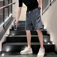 夏季新款男士薄款直筒运动休闲短裤潮流宽松百搭五分裤D04，男装牛仔裤，星座1116A-2（原606A-1）