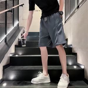 夏季新款男士薄款直筒运动休闲短裤潮流宽松百搭五分裤 D04图片