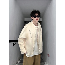 多拉链小众设计感夹克男生秋季潮牌棒球服外套XZ514-2-24264-P115，男装夹克，星座514-2(原B239)