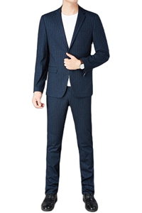 ASD8959秋季新款男士西服两件套套装西装修身商务休闲P275图片