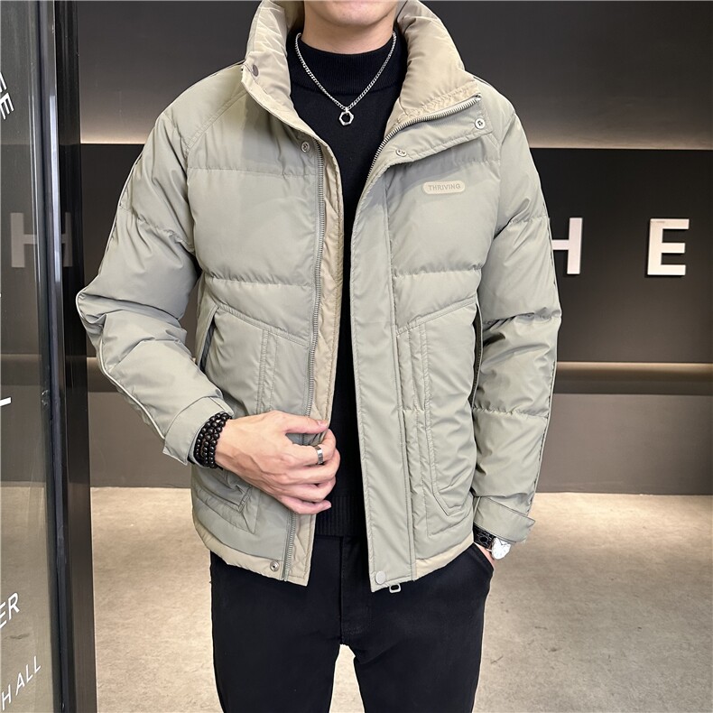 冬季新款加厚防寒时尚白鸭绒立领黑金羽绒服外套上衣男YR113P165,男装羽绒服,电商B226