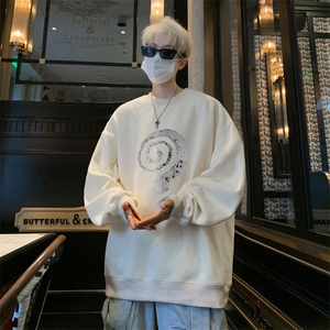 ！圆领卫衣男装港风长袖t恤男外套男 WY535-特P23图片
