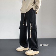 XZ616秋季新款工装裤口袋麻绳装饰休闲裤TY929M-5XLP45控58，男装休闲裤，星座512A（原616）