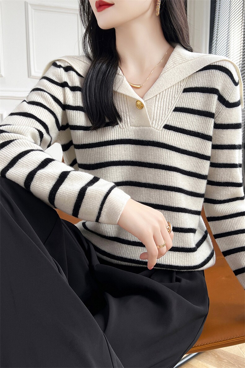 女士秋冬羊毛衫羊毛保暖舒适简约时尚,女装羊毛衫,蒙莲贝斯