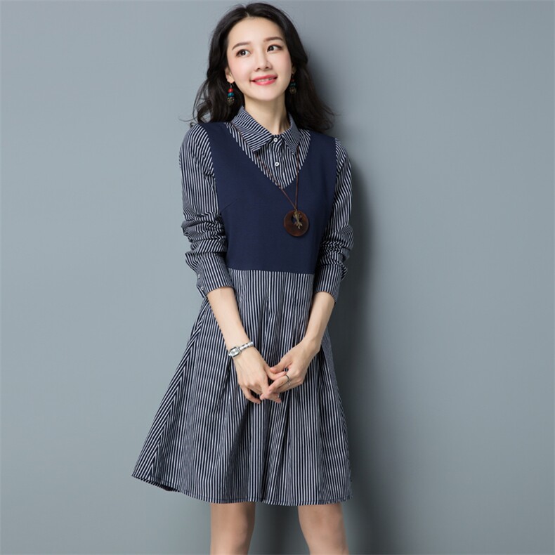 连衣裙2026春季简活泼优雅成熟稳重修身显瘦气质长袖高腰，女装连衣裙，板酷