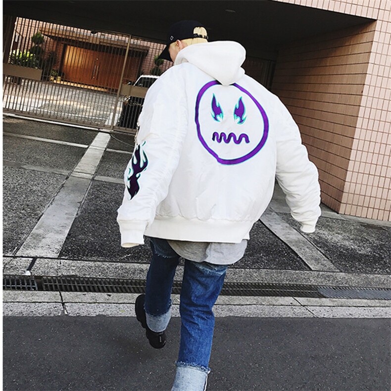 特P50 韩版重工刺绣加厚情侣连帽棉服 宽松男女夹棉棒球服外套Y03图片