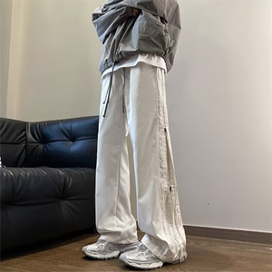 美式机能双拉链冲锋裤男防水休闲运动户外工装登山裤网图GKY73p42图片