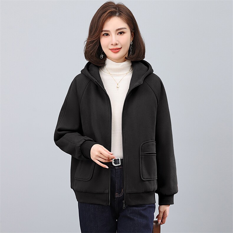 2024冬季连帽时尚休闲羽绒棉加厚保暖舒适棉服,女装棉衣/棉服,独衣靓