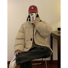 XZ213-GKMY8861-P128控148抖音品质直播供货拆卸袖立领保暖棉服，男装棉衣，星座213