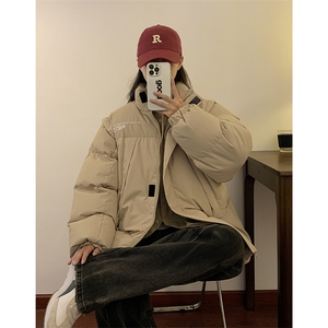 XZ213-GKMY8861-P128控148 抖音品质 直播供货拆卸袖立领保暖棉服图片