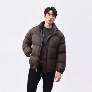 风冬季盘扣新中式pu皮棉衣 男士立领棉袄外套xz815-9881p155图片