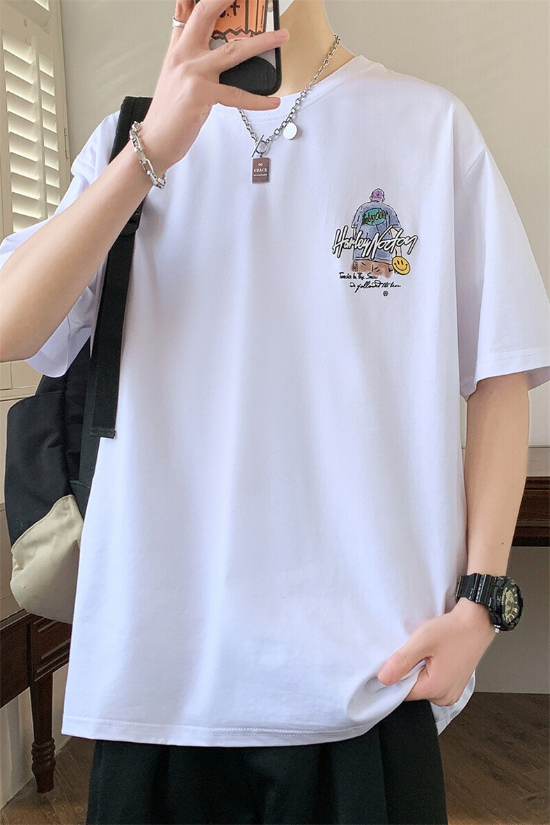夏季男短袖t恤高品质多工艺发泡印大码T恤衫HF8513-P34,男装T恤,星座1206（原A206）