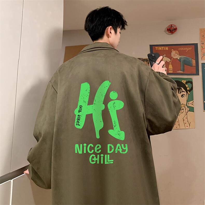 麂皮绒夹克男大码立领褂子外套JK85418-P68加绒款-P78,男装夹克,电商A040