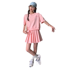 【新款已出货】夏季小个子粉色卫衣套装女2C052-T77-P125-K178，女装套装/套裙，2C052