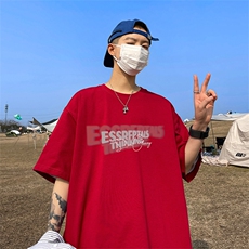 量大优供视频220克美式短袖t恤T2276得物直播有280克品质，男装T恤，电商A486