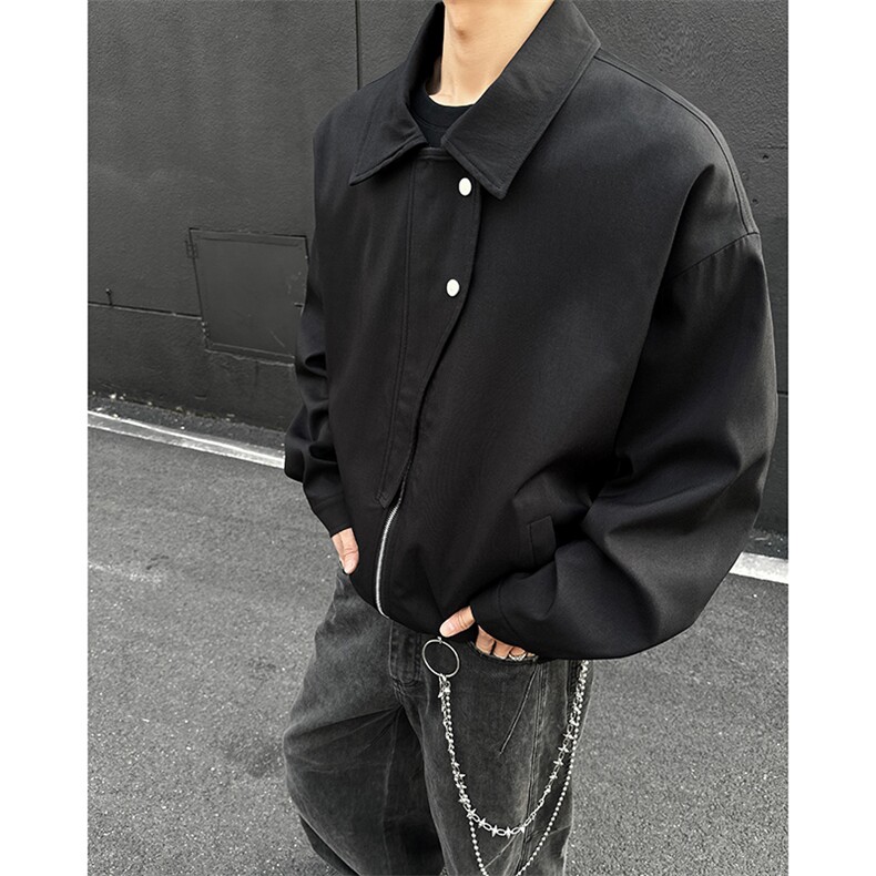 【现货】JK1023-P53特控88大码设计感夹克短款外套,男装夹克,电商D232
