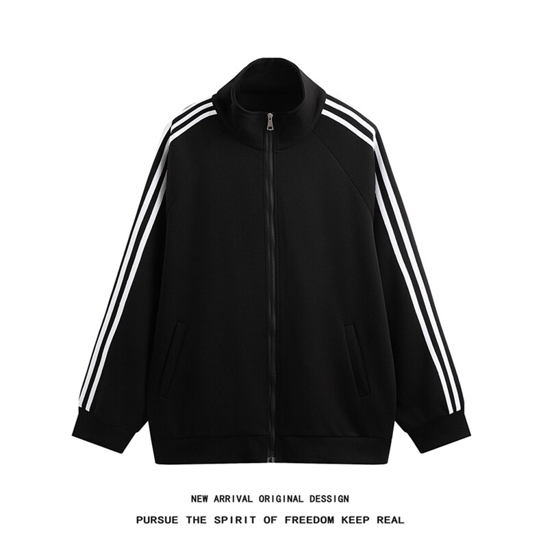 WY5019/P65春装新款高品质不起球织带设计开衫卫衣男潮宽松外套,男装卫衣,电商A141