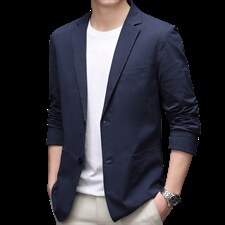 BEA6629920钱塘2020-2秋季薄款时尚休闲简约百搭中青年xifP183，男装西服，钱塘207-2