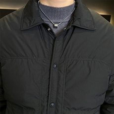 新款男士小翻领羽绒服夹克加厚防寒309B-3-81062-P185，男装夹克，星座1409-3
