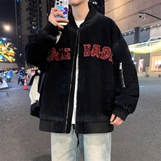 2026春季时尚休闲夹克外套男青少年宽松连帽男，男装夹克，星座1206-1（原A206-1）