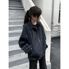 美式高街百搭外套座山雕秋季宽松外搭男女同款夹克潮W6680-P60，男装夹克，星座412-3