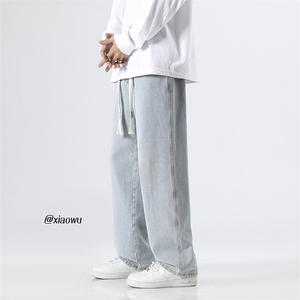 跑量 现货牛仔裤男直筒B342-K7002-P35控58图片