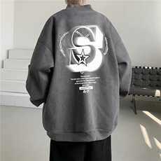 24春秋款美式复古麂皮绒飞行棒球服男女夹克外套JF3304-P80控108，男装夹克，电商B370