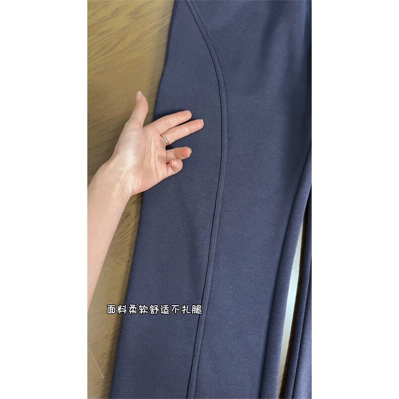 高品质65%棉纯色简约vibe拼接感裤运动裤情侣5Q2115-TP24不,男装休闲裤,电商A102