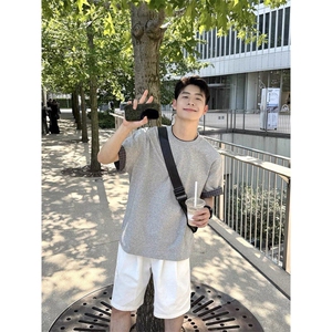 原版做工翻边格子纯棉240克短袖ZX0296-特批40图片
