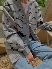 小熊开衫S-M，其它，尚映