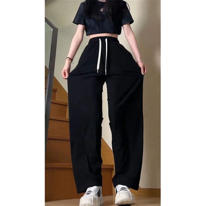 高品质冰丝裤夏季空调裤抽绳垂感休闲裤715-6-K507P50,男装休闲裤,星座715-6