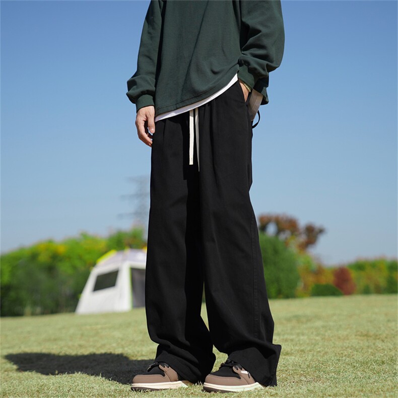 2024秋季新款！宽松直筒帅气工装休闲裤809B-J101-P60控88,男装休闲裤,星座809B（原星座805）