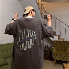 短袖男新款t恤男ins潮牌夏季宽松百搭衣服设计感小众半袖T692-p25，男装T恤，星座1008-2
