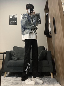 竹子新中式牛仔裤 高品质不掉色不起球 某音 cleanfit穿搭图片