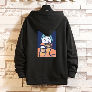 KS21042-P38加绒款-P43连帽开衫卫衣男运动外套大码班服砖墙