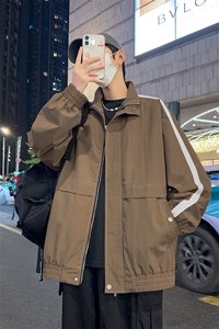 现货8508-P70大码控118春季大码户外立领夹克外套图片