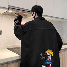 牛仔夹克男大码牛仔外套男茄克NJ77415-P60，男装夹克，电商A040