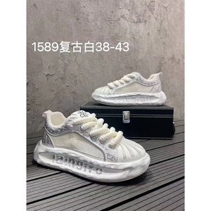 时尚透气网面贝壳头复古休闲鞋潮男鞋图片