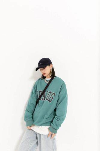 春季新款潮流卫衣，女装卫衣/绒衫，Q.P