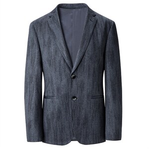 2023早秋季新款中年西装领夹克爸爸商务男装西服上衣ASD2227-P180图片